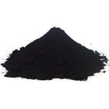 Ruseltaş Demir Oksit Siyah Toz Boya 1kg Lık Şeffaf Paket