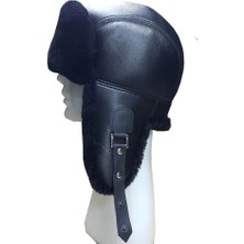 Sanalbolluk Deri Kürk Şapka