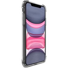 Imak Apple iPhone 11 6.1 Inç Uyumlu Tpu Deri + Ekran Koruyuculu Telefon Kılıfı - Şeffaf (Yurt Dışından)