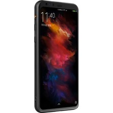 Imak Lx-5 Serisi Apple iPhone 11 6.1 Inç Uyumlu Süet Pu Deri + Pc + Tpu Telefon Kılıfı - Siyah (Yurt Dışından)