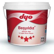 Dyo Beşyıldız Silikonlu Mat Iç Cephe Boyası 20 kg