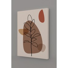 Gift Pack Tropikal Soyut Çiçekler Modern Minimal  Kanvas Tablosu 3'lü Canvas Tablo Seti