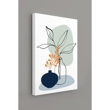 Stella Store Tropikal Soyut Modern Minimal Kanvas Tablosu 3'lü Canvas Tablo Seti