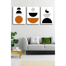 Gift Pack Soyut Modern Minimal  Kanvas Tablosu 3'lü Canvas Tablo Seti