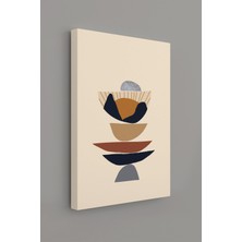 Stella Store Soyut Modern Minimal  Kanvas Tablosu 3'lü Canvas Tablo Seti