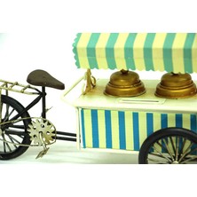 Çıpacı Metal Masa Dekoru Ice Cream Dondurma Arabası Kumbara