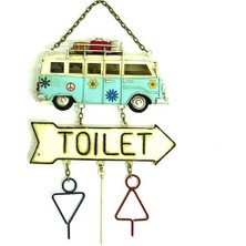 Çıpacı Dekoratif Metal Wc Kapı Yazısı Minibüs ( Toilet )