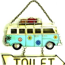 Çıpacı Dekoratif Metal Wc Kapı Yazısı Minibüs ( Toilet )
