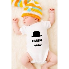 Tuğba Baby Özel Tasarım Bebek Zıbın - Çıtçıtlı Body (Dayı)