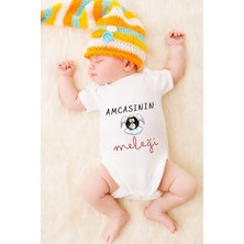 Tuğba Baby Özel Tasarım Bebek Zıbın Çıtçıtlı Body Amcasının Meleği !