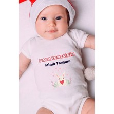 Tuğba Baby Özel Tasarım Bebek Zıbın - Çıtçıtlı Body (Babaannesinin Minik Tavşanı )