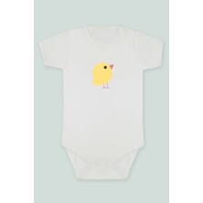 Tuğba Baby Sevimli Civcivler 6 Baskılı Bebek Body Zıbın
