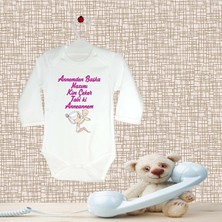 Tuğba Baby Annemden Başka Kim Çeker Nazımı Baskılı Bebek Zıbını