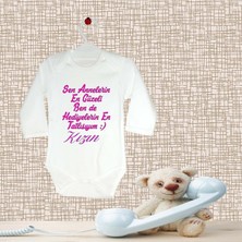 Tuğba Baby Annelerin En Güzeli Kızın Baskılı Bebek Zıbını