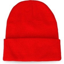 Eleven Markets Kırmızı Basic Bere Düz Renk Kırmızı Bere