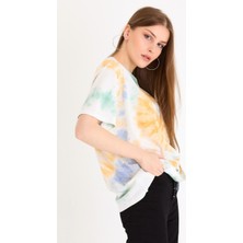 Polo State Kadın Batik Yıkamalı Oversize Yeşil