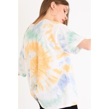 Polo State Kadın Batik Yıkamalı Oversize Yeşil