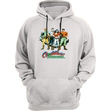 Remonz Cadillac And Dinasours Baskılı 3 Ipl. Şardonlu, Içi Polar, KALIN(600GR) Hoodie