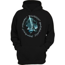 Remonz Lotr Yüzüklerin Efendisi Gollum Baskılı 3 Ipl. Şardonlu, Içi Polar, KALIN(600GR) Hoodie