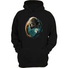 Remonz Lotr Yüzüklerin Efendisi Gollum Baskılı 3 Ipl. Şardonlu, Içi Polar, KALIN(600GR) Hoodie