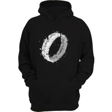 Remonz Lotr Yüzüklerin Efendisi Tek Yüzük Baskılı 3 Ipl. Şardonlu, Içi Polar, KALIN(600GR) Hoodie