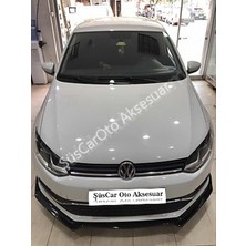 Şüscar Oto Golf 7 Esnek 3 Parça Abs Lip Piano Black Flaplı Kanatlı