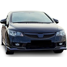 Şüscar Oto Honda Civic Fd6 2006-2011 Batman Yarasa Ayna Kapağı Piano Black Abs Plastik