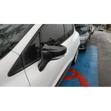 Şüscar Oto Renault Clio 4 Batman Yarasa Ayna Kapağı Piano Black Abs Plastik