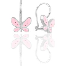 Söğütlü Silver Gümüş  Mineli Çengelli Gümüş  Küpe