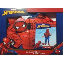 Liyavera Dısney Marvel Kaslı Spiderman Örümcek Adam Kostümü Çocuk Kıyafeti