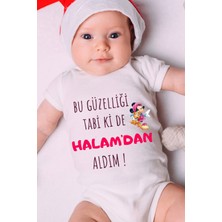 Tuğba Baby Özel Tasarım Bebek Zıbın - Çıtçıtlı Body (Bu Güzelliği Tabi Ki De Halamdan Aldım!)