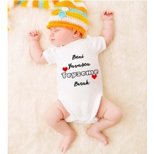 Tuğba Baby Özel Tasarım Bebek Zıbın 0 3 Yaşa Uygun Beni Yavaşca Teyzeme Bırak