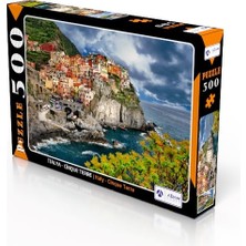 Adam Games Italya - Cınque Terre 500 Parça Puzzle Yapboz