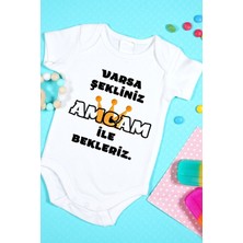 Tuğba Baby Özel Tasarım Bebek Zıbın - Çıtçıtlı Body (Varsa Şekliniz Amcam ile Bekleriz!)