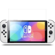 Loges Tamperli Nintendo Switch OLED Ekran Koruyucu Temperli Cam Premium Pro 9h Waterproof