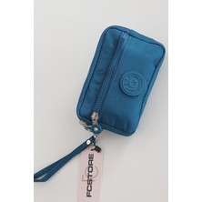 Nemo Group Unisex Cüzdan Su Geçirmez Klinkır 3 Gözlü Ön Fermuarlı Kılinkır Cüzdan