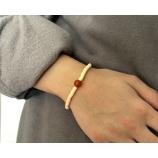 Padore Accessory Kadın - Çok Zarif, Akik Doğal Taşlı Renkli Bileklik | Handmade