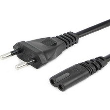 Zrv Oem Ac Power Güç Kablosu Tv-Radyo -Notebook Adaptör Için 2 Pin Teyip Fişi