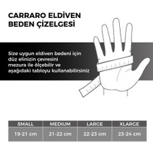 Carraro Kısa Parmak Eldiven CRO-004 Turkuaz