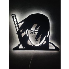 Dekoraven Naruto Itachi Uchiha LED Işıklı Tablo