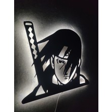 Dekoraven Naruto Itachi Uchiha LED Işıklı Tablo