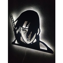 Dekoraven Naruto Itachi Uchiha LED Işıklı Tablo