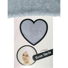HAIFISCH Düz Eponj Düğmeli Havlu Pembe Mavi Krem Saç Kurulama Bonesi Saç Havlusu