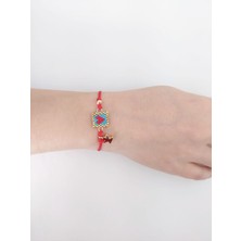 Troya Melek Objeli Miyuki Kalp Bileklik