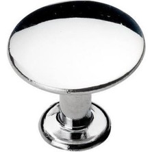 Nobel Düğme Eco Düz Krom