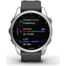 Garmin Fenix 7s - Gümüş-Gri Akıllı Multispor Saat