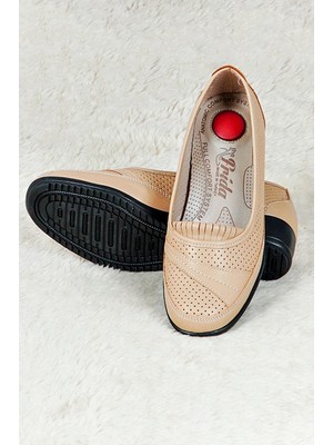 The Hope Shoes Kadın Topuk Dikenine Özel Ortopedik Deri Taban Anne Ayakkabısı