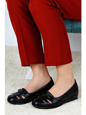 The Hope Shoes Kadın Topuk Dikenine Özel Ortopedik Deri Taban Yazlık Anne Ayakkabısı