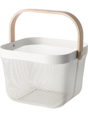 IKEA Risatorp Sepet Beyaz 25X26X18 cm