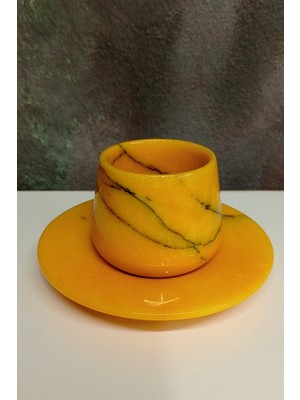 X Mermer Renkli Mermer Fincan